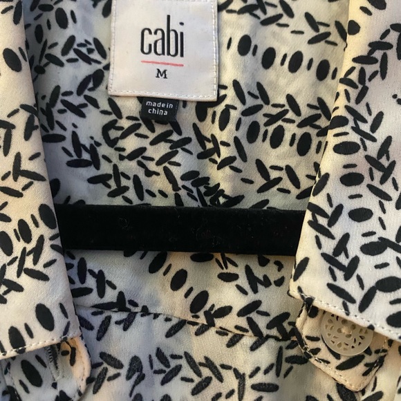 Cabi super soft and fun button up blouse never work only used for demo. - Picture 6 of 8